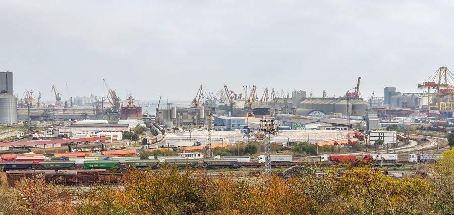 Imagine: În urma blocării canalului Suez