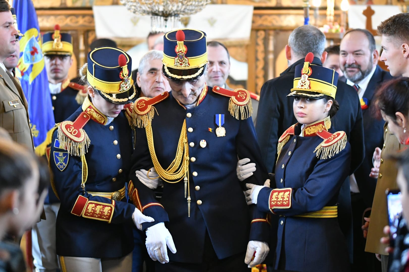 am sărbătorit probabil pe ultimul soldat român din Garda Regală. Sursă foto Facebook Dan Ramf