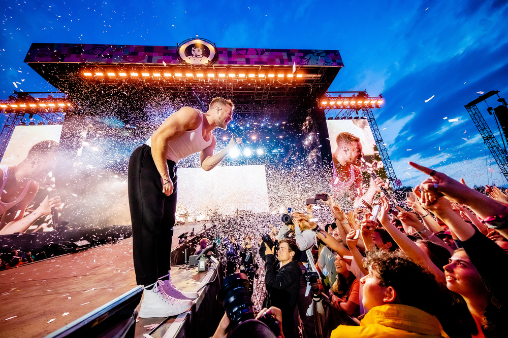 Imagine Dragons pe scenă. Sursă foto depositphotos.com