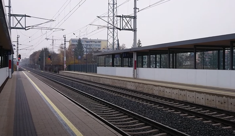 Gara Klagenfurt West din Austria/ FOTO: captură ecran Youtube  Train Enthusiast