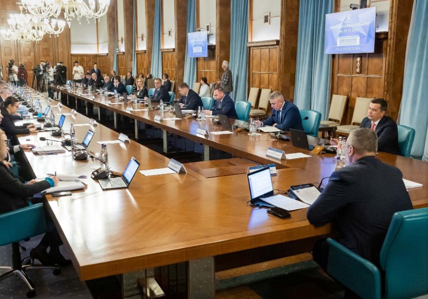 Bugetul de stat pentru 2023/ captură foto Guvernul României Facebook.com