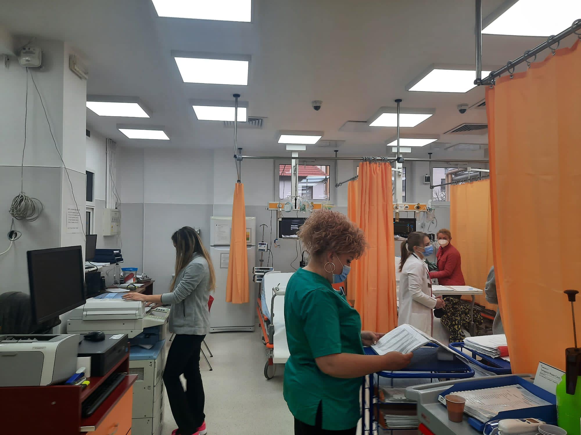 Camera de gardă UPU Copii. Sursă foto Facebook Spitalul Clinic de Urgenţă pentru Copii Cluj-Napoca
