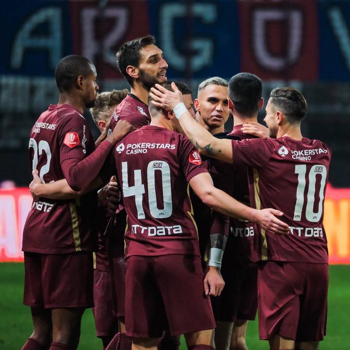 Jucătorii CFR/FOTO: CFR Cluj 1907 - Facebook
