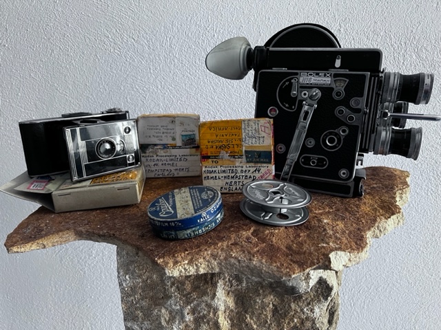 Foto muzeu cinema aparat proiectie 35 mm Holms. Arhivă personală Aron și Gabor Xantus