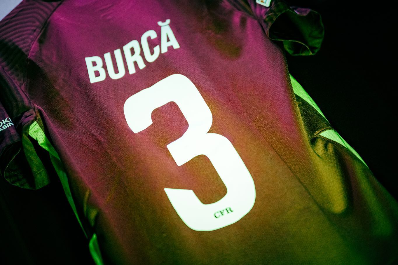 Tricoul lui Andrei Burcă /FOTO: CFR Cluj 1907 - Facebook