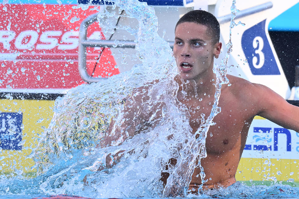 David Popovici a câştigat medalia de argint în proba de 200 m liber
