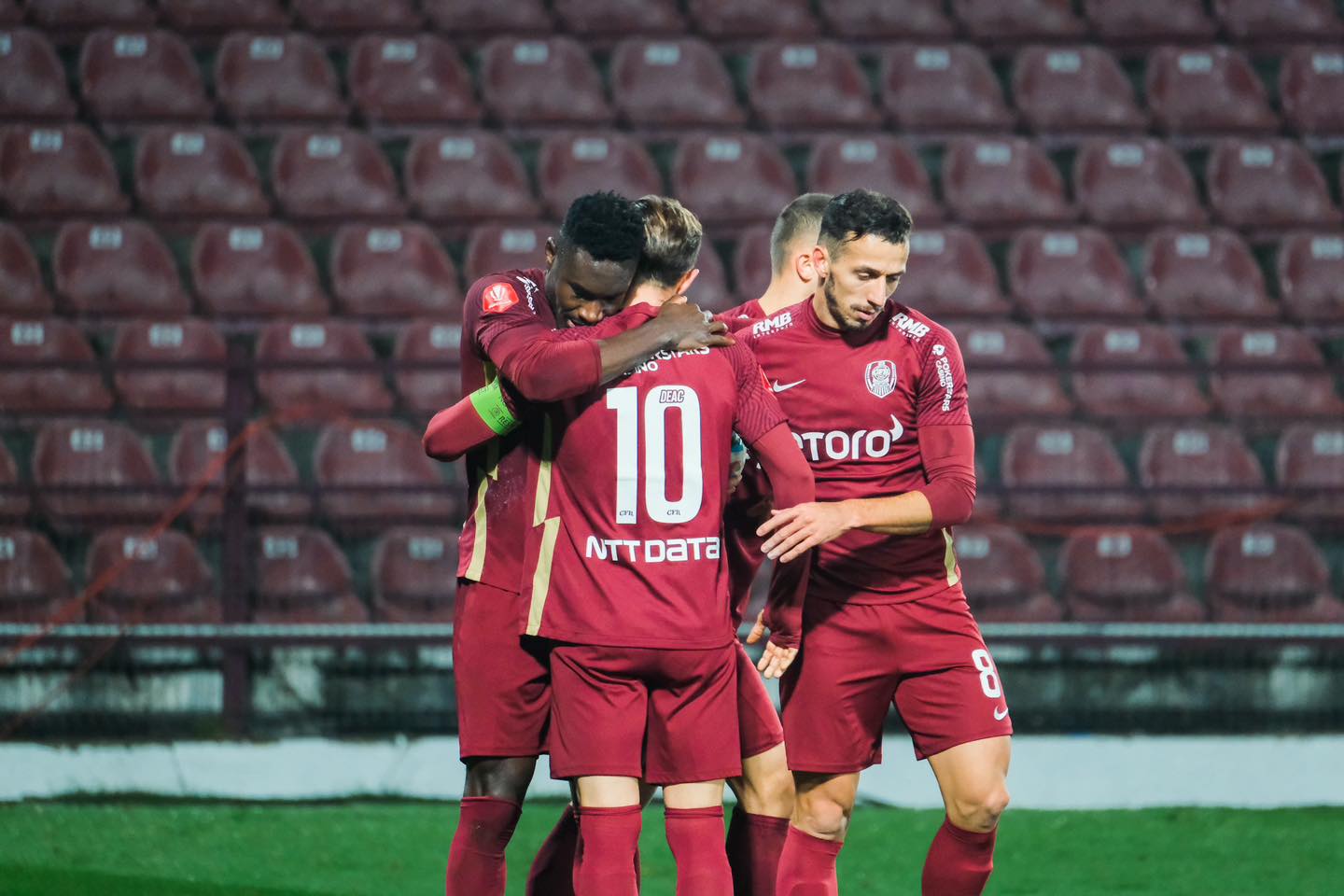 Jucătorii CFR Cluj /FOTO: CFR Cluj 1907 - Facebook