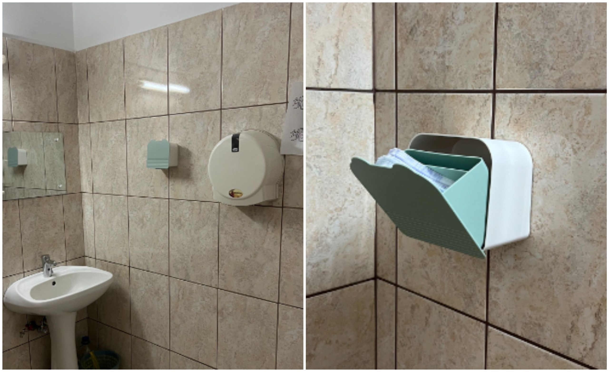 Dispensere cu absorbante gratuite pentru situații de urgență