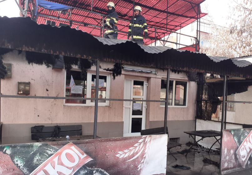 Terasa unui bar din Turda