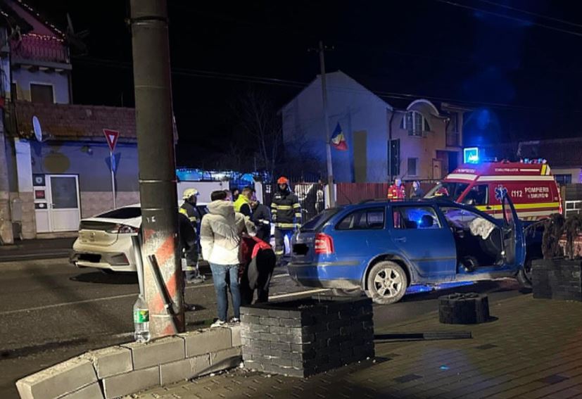 Accident în noaptea de Ajun de Crăciun
