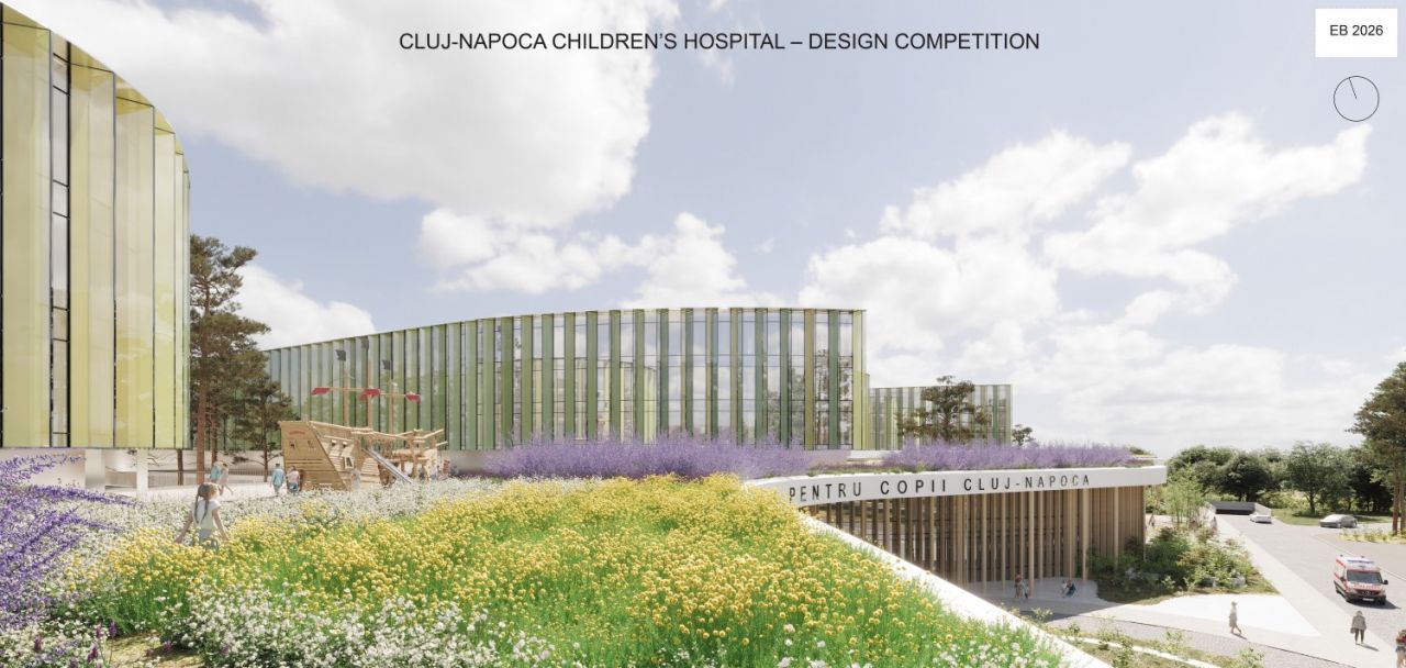 Proiect Spital Pediatric Monobloc Cluj/ Foto: CJ Cluj