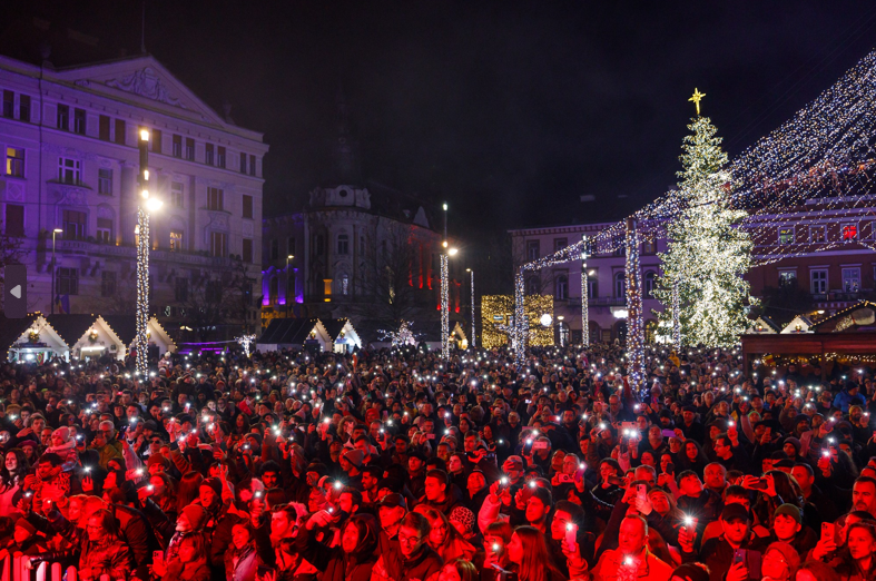 Revelion 2023 în Piața Unirii din Cluj-Napoca / Foto: Municipiul Cluj-Napoca - Facebook