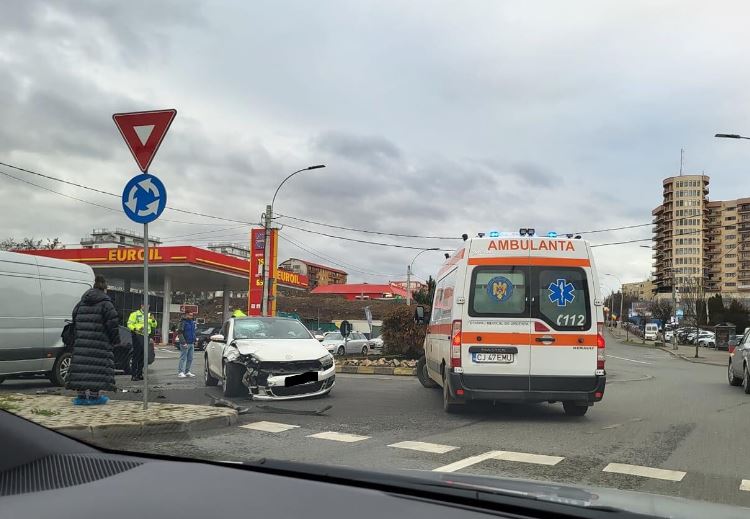 Accident în zona Spitalului de Recuperare