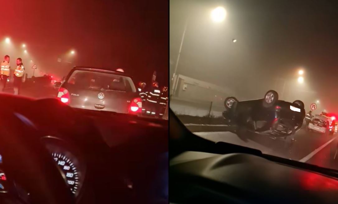 Accident în Vâlcele