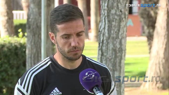 Alex Chipciu în cantonamentul din Turcia/ FOTO: captură ecran digisport.ro