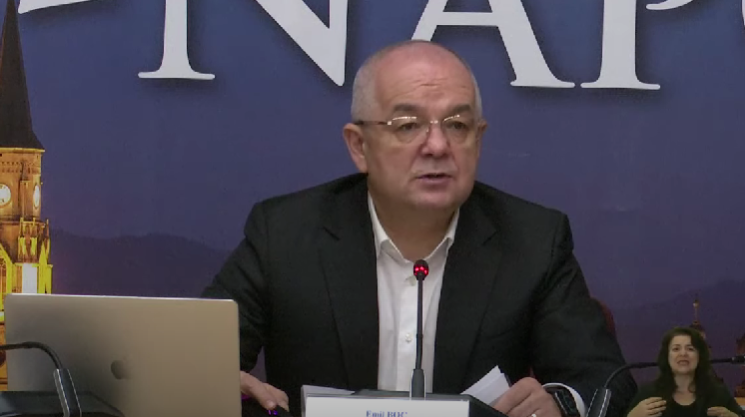 Primarul Emil Boc a prezentat bugetul Clujului pe anul 2023 / Foto: captură ecran YouTube - Primăria Cluj-Napoca
