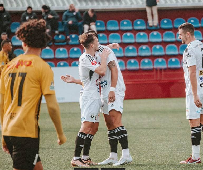 „U” Cluj a obținut o victorie în ultima partida din cantonamentul de pregătire /FOTO: FC Universitatea Cluj - Facebook