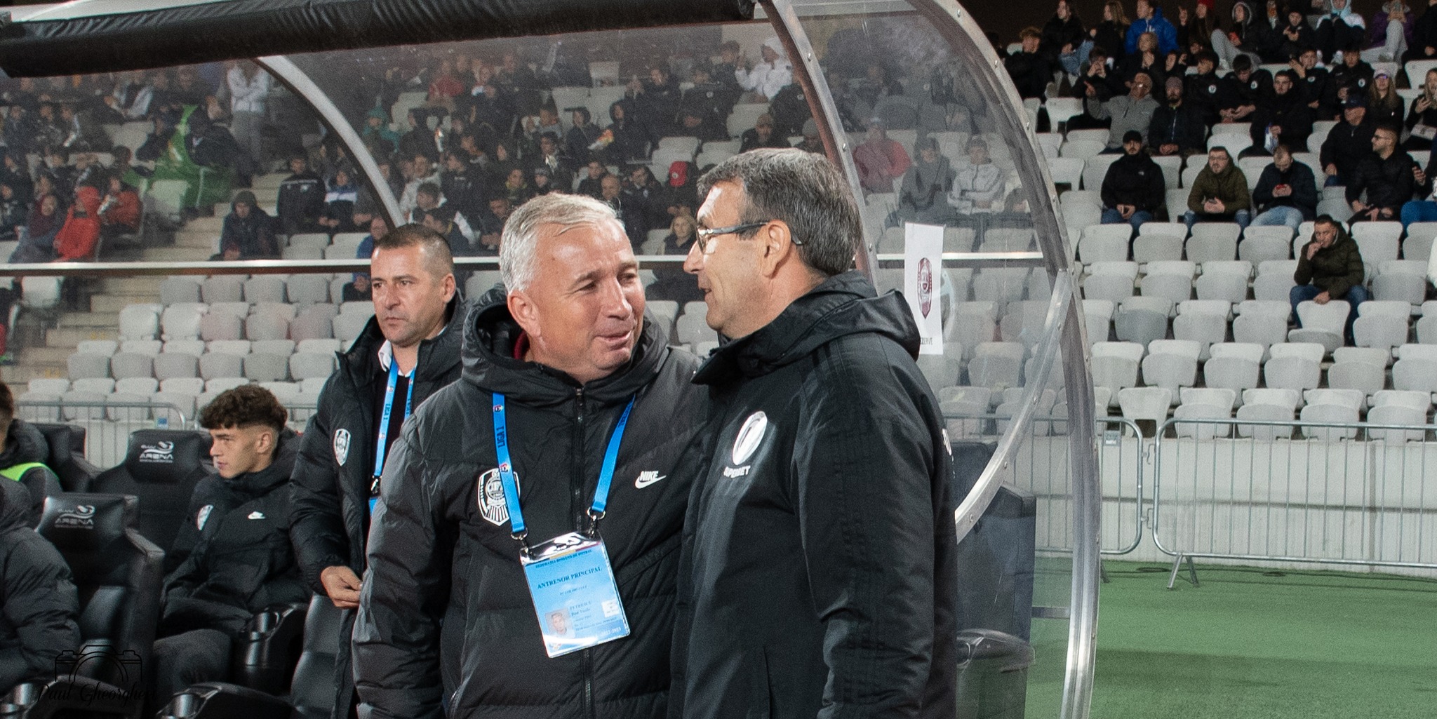 Dan Petrescu și Eugen Neagoe/ Foto: Paul Gheorgheci/monitorulcj.ro