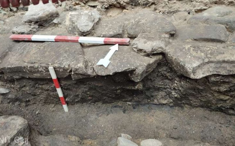 Drum roman descoperit în centrul Clujului / Foto: MNIP