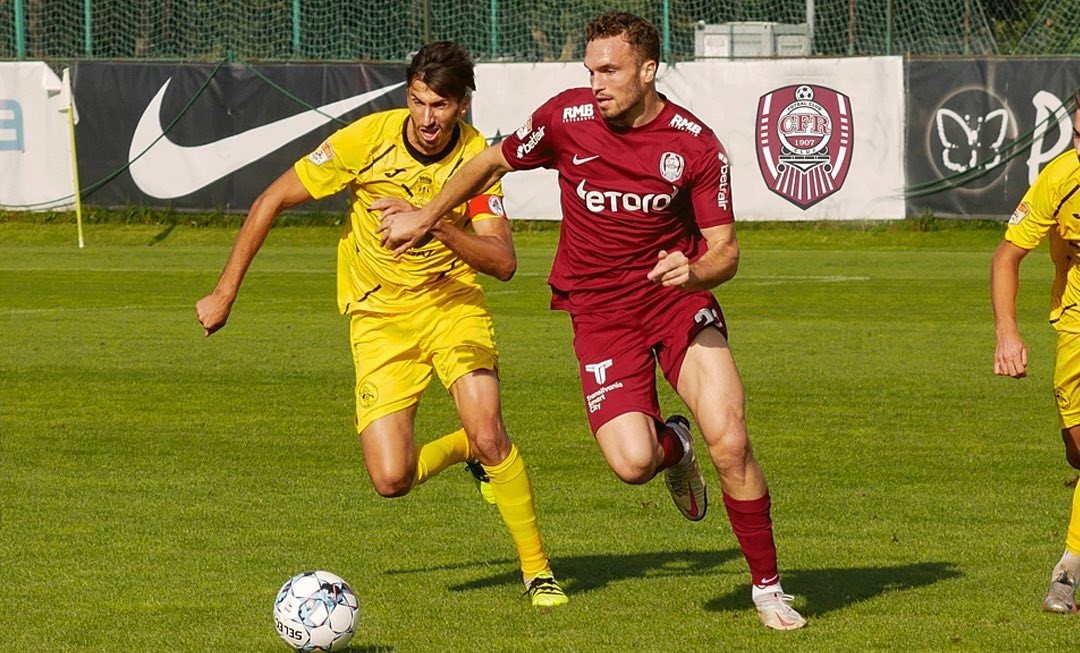 Gabriel Debeljuh a suferit o accidentare la finalul verii trecute/FOTO: CFR Cluj - Facebook
