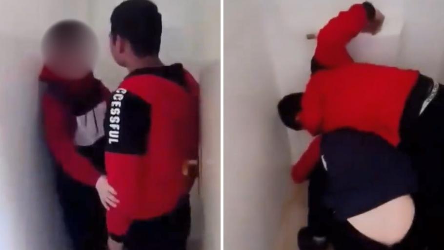 Un elev a fost umilit în toaleta unei băi de către un coleg