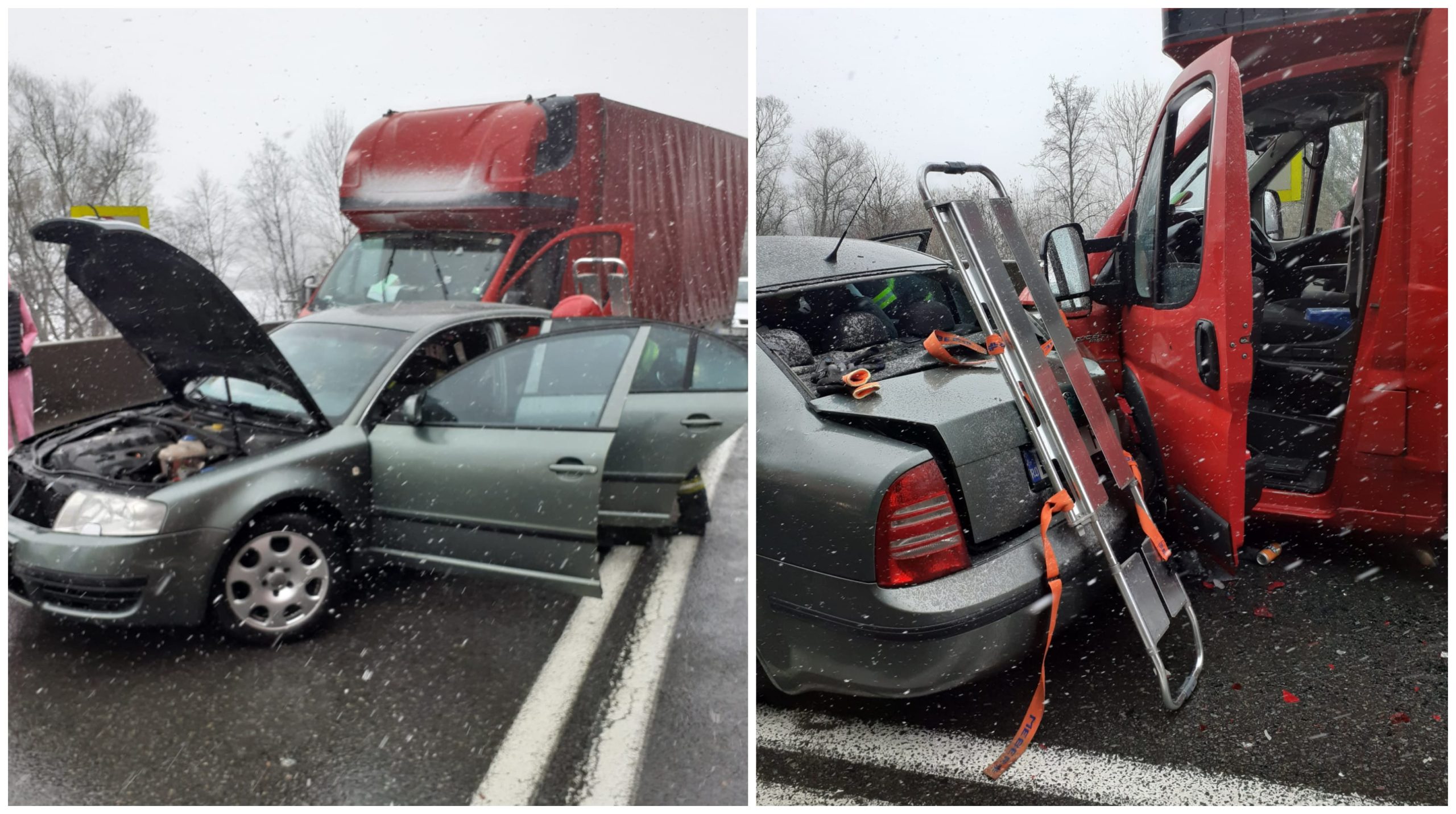Accident cu doi răniți pe drumul Cluj-Oradea