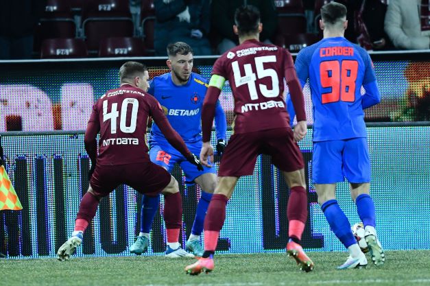 CFR Cluj a fost învinsă la limită de FCSB /FOTO: FCSB - Facebook