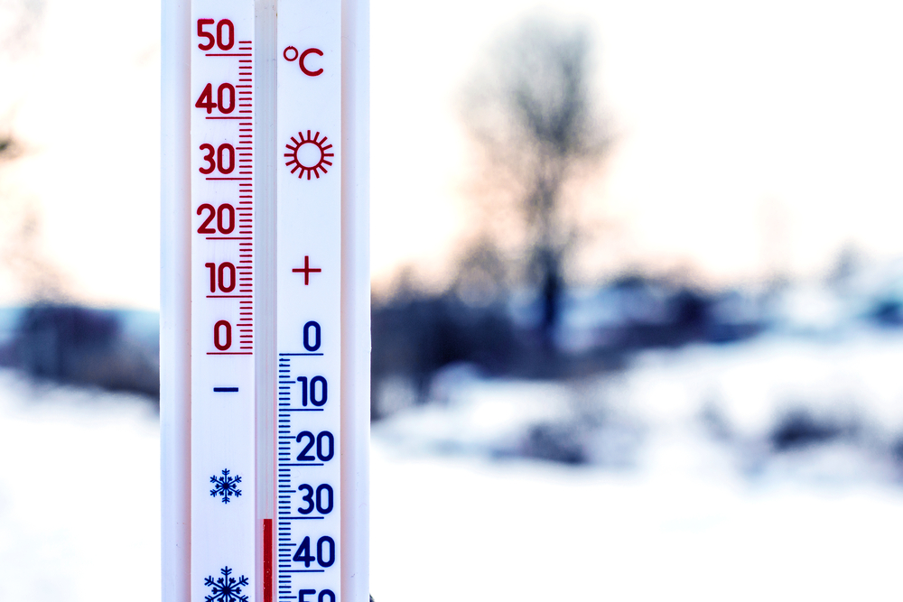 Cea mai scăzută temperatură din această iarnă