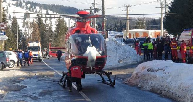tânără a fost rănită într-un accident petrecut duminică după-amiaza la Arieșeni/ Foto: Salvamont Alba