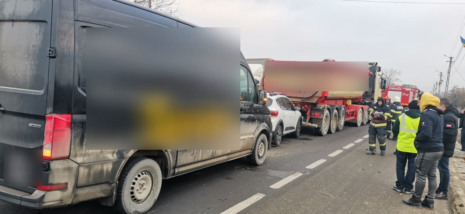 Accident Fundătura. Sursă foto ISU Cluj