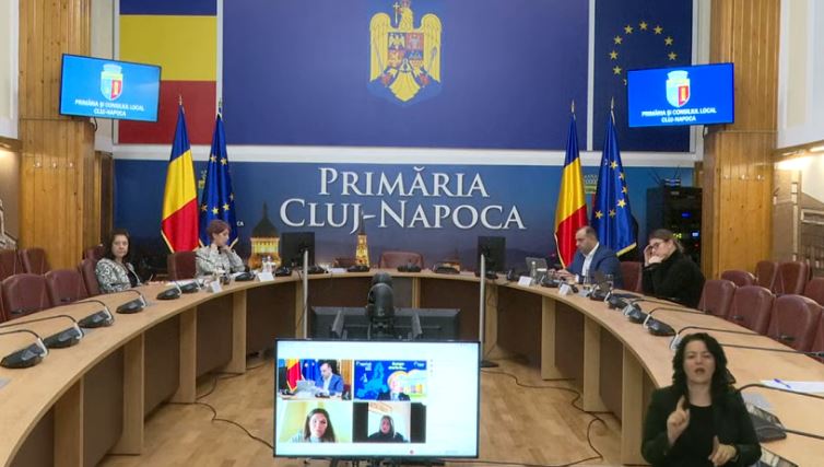 Constituirea consorțiului pentru învățământ dual «Consorțiul de învățământ dual clujean»/captură foto: municipiul cluj-napoca youtube.com