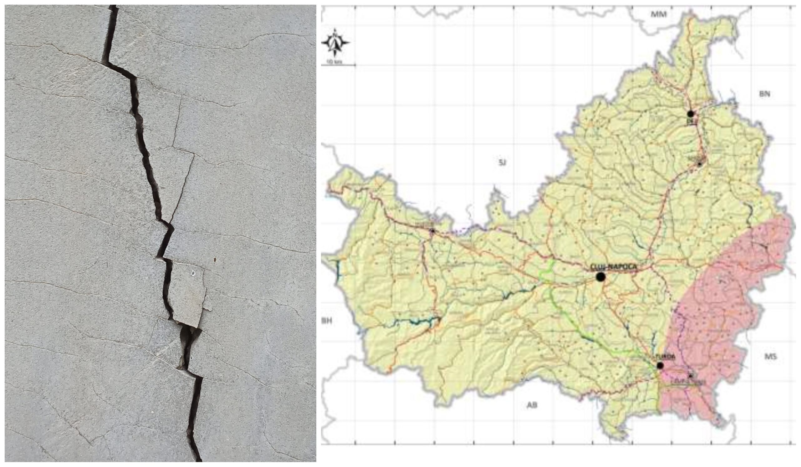 Zece clădiri din județul Cluj se află în evidenţele autorităților ca fiind cu risc seismic. FOTO 1: Depositphotos.com; FOTO 2: CJ Cluj
