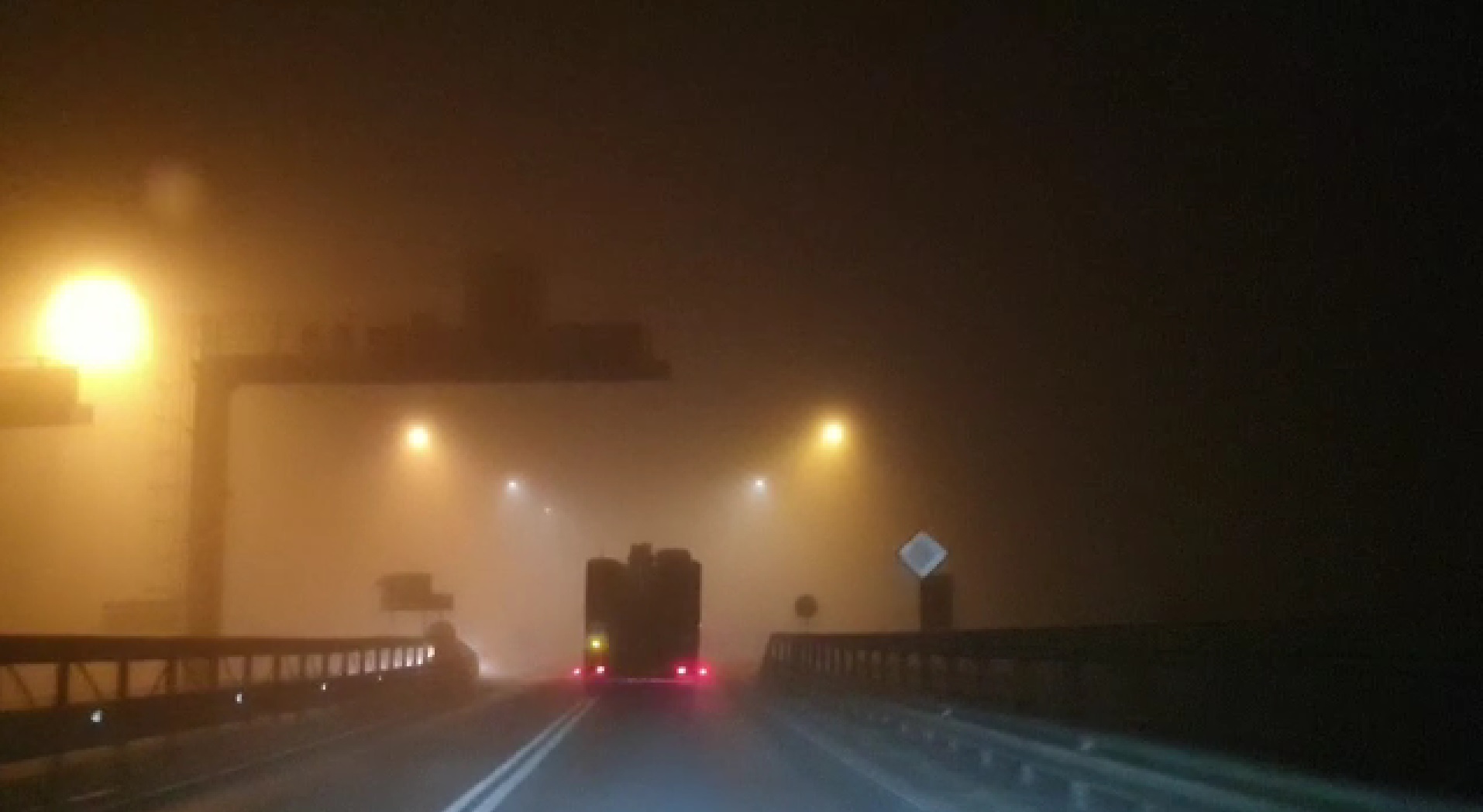 Ceață densă joi seară