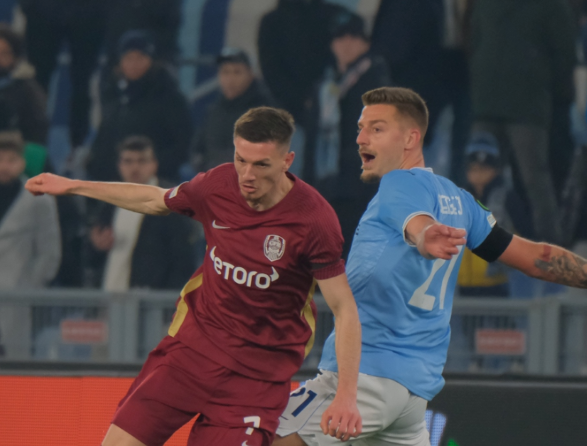 CFR Cluj a fost învinsă la limită de către Lazio /FOTO: CFR Cluj - Facebook