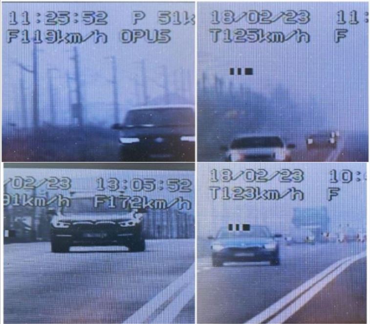 8 șoferi au „zburat” cu peste 100 km/h sâmbătă