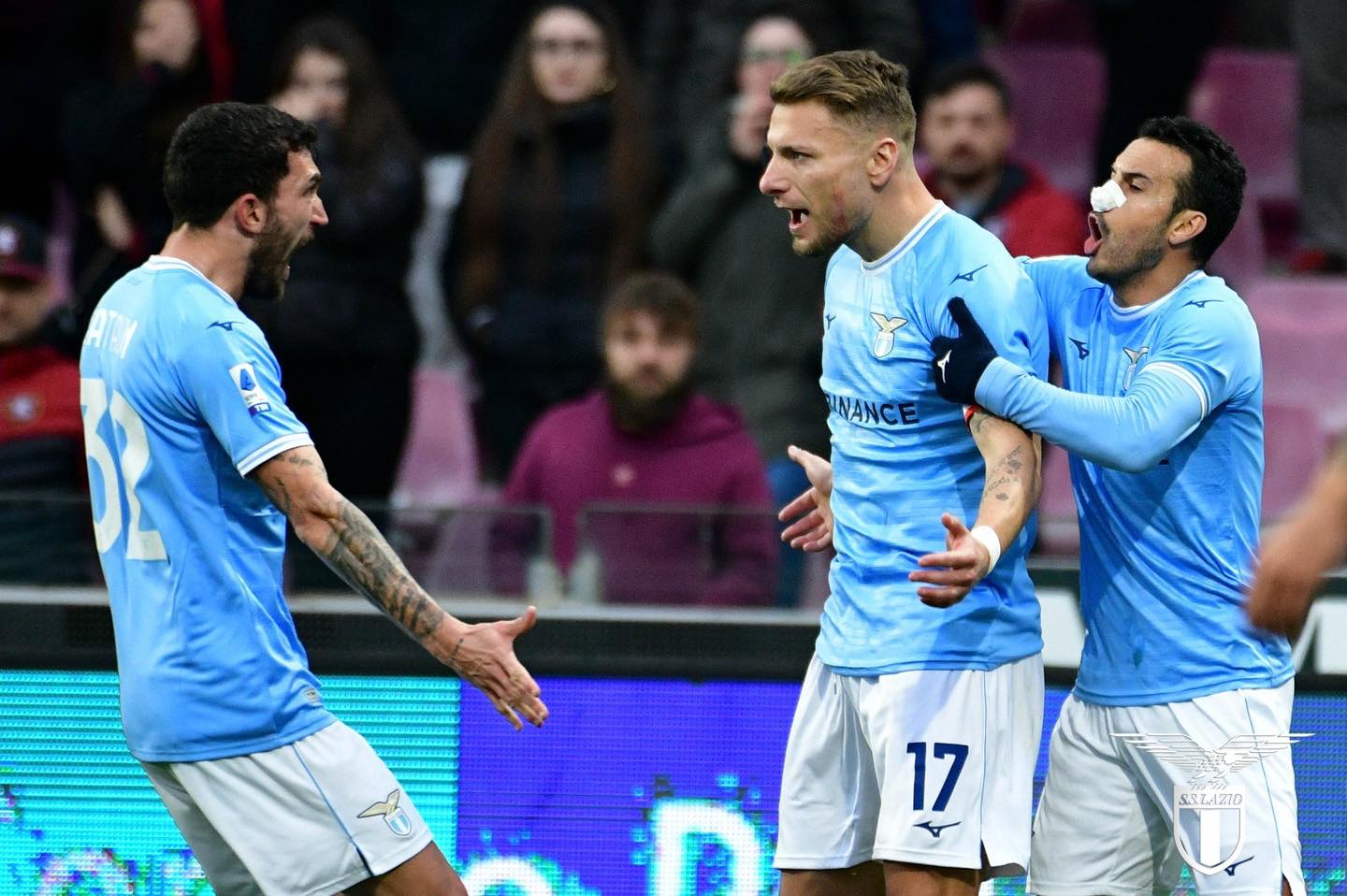Ciro Immobile a marcat două goluri în partida cu Salernitana /FOTO: S.S. Lazio - Facebook