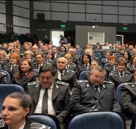 Mesajul lui Emil Boc la evenimentul de prezentare a Raportului de activitate al Direcției Generale Poliția Locală a municipiului Cluj-Napoca/captură foto Emil Boc Facebook.com