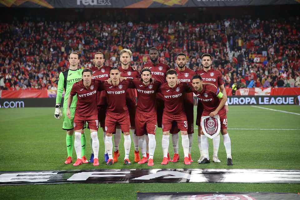 CFR Cluj este una dintre cele mai titrate echipe românești în cupele europene /FOTO: CFR Cluj - Facebook