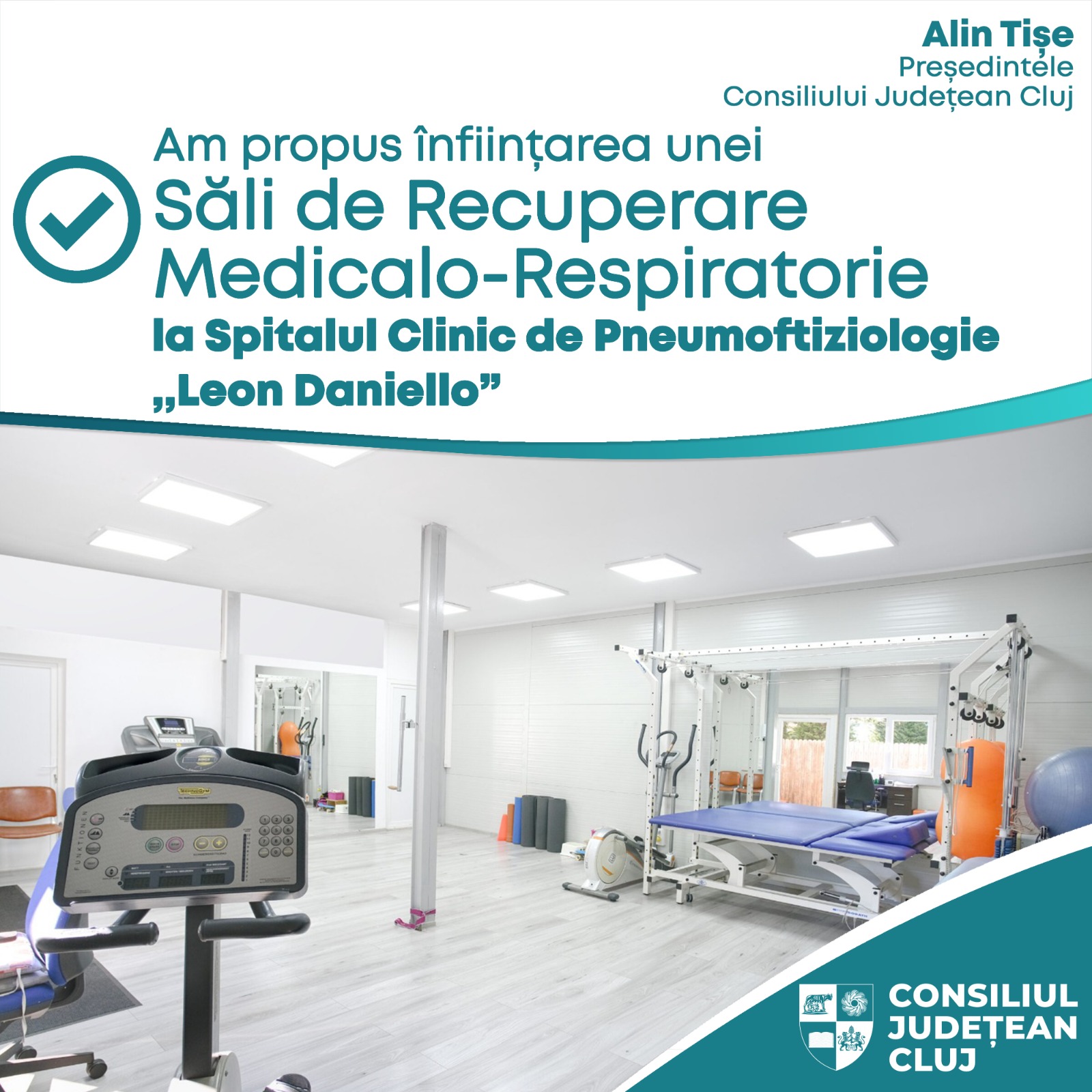 Sală pentru recuperare post-COVID