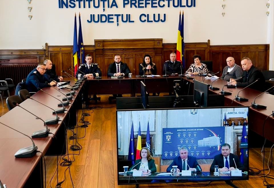 La nivelul județului Cluj nu există unități de învățământ în imobile cu risc seismic/ Foto: Instituția Prefectului - Județul Cluj - Facebook