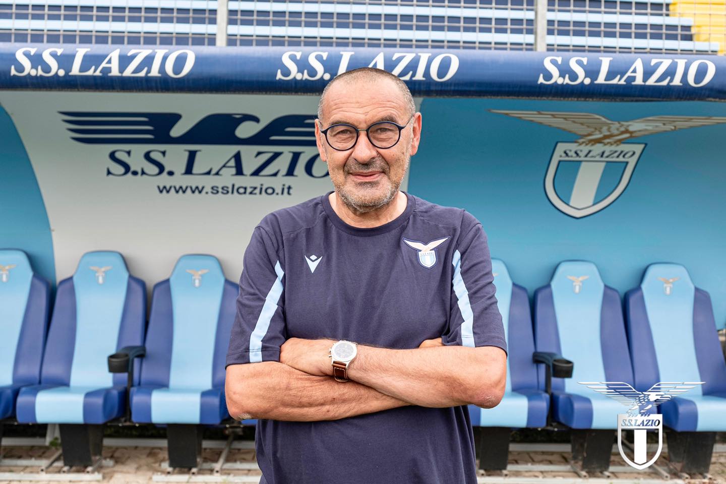 Maurizio Sarri/ Foto: S.S. Lazio - Facebook