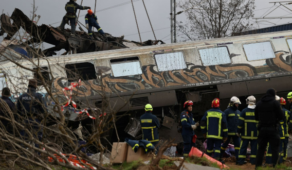 Ciocnirea a două trenuri în Grecia