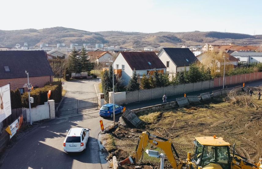 „Strâmtoarea Terra” din comuna Florești se lărgește / Foto: captură foto Bogdan Pivariu Facebook