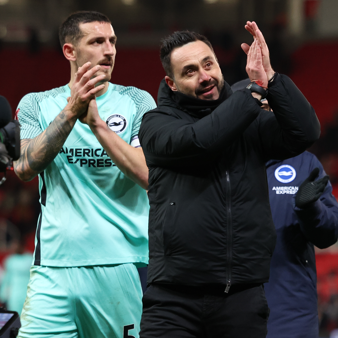 Roberto de Zerbi este actualul antrenor al Brighton /FOTO: Brighton and Hove Albion - Facebook