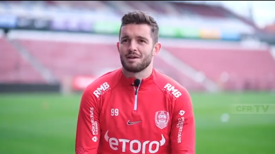 Sergiu Buș a câștigat procesul cu CFR Cluj /FOTO: captură ecran CFR Cluj - Facebook