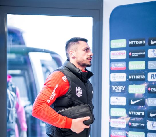 Andrei Burcă este unul dintre fotbaliștii de bază ai CFR Cluj /FOTO: CFR Cluj - Facebook