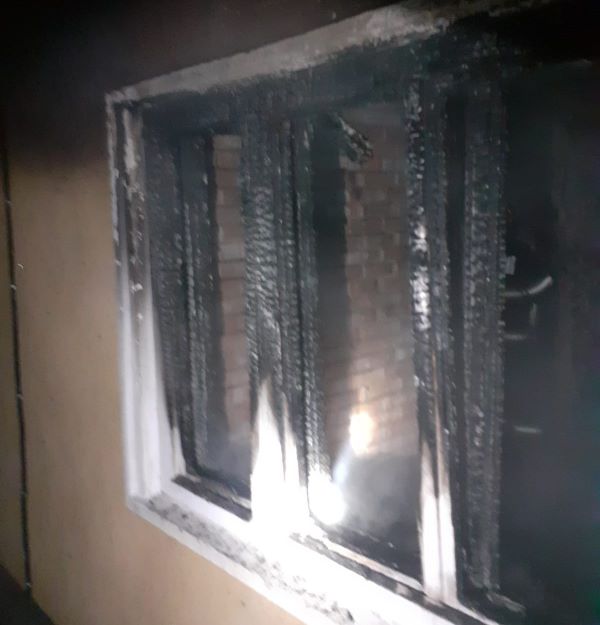 Incendiu devastator în comuna Luna/ Foto: ISU Cluj
