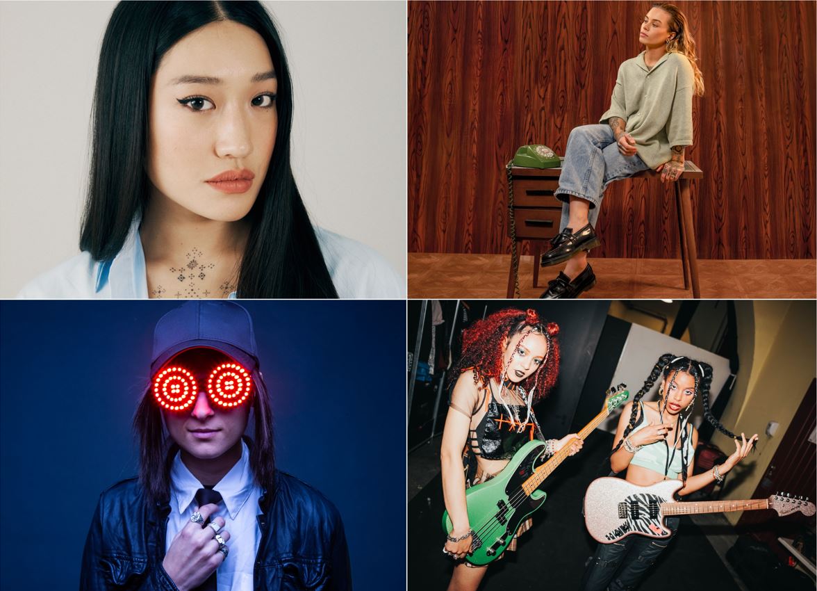 Peggy Gou și Tash Sultana (pozele de sus