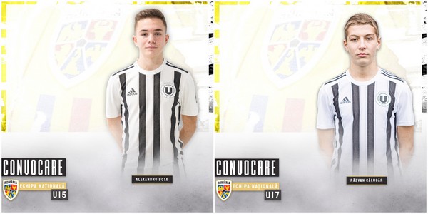 Juniorii „U” Cluj convocați la loturile naționale de juniori /FOTO: FC Universitea Cluj - Facebook