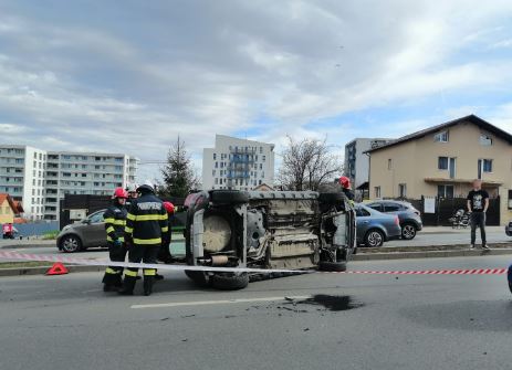 Accident rutier pe Calea Turzii. Trei mașini avariate